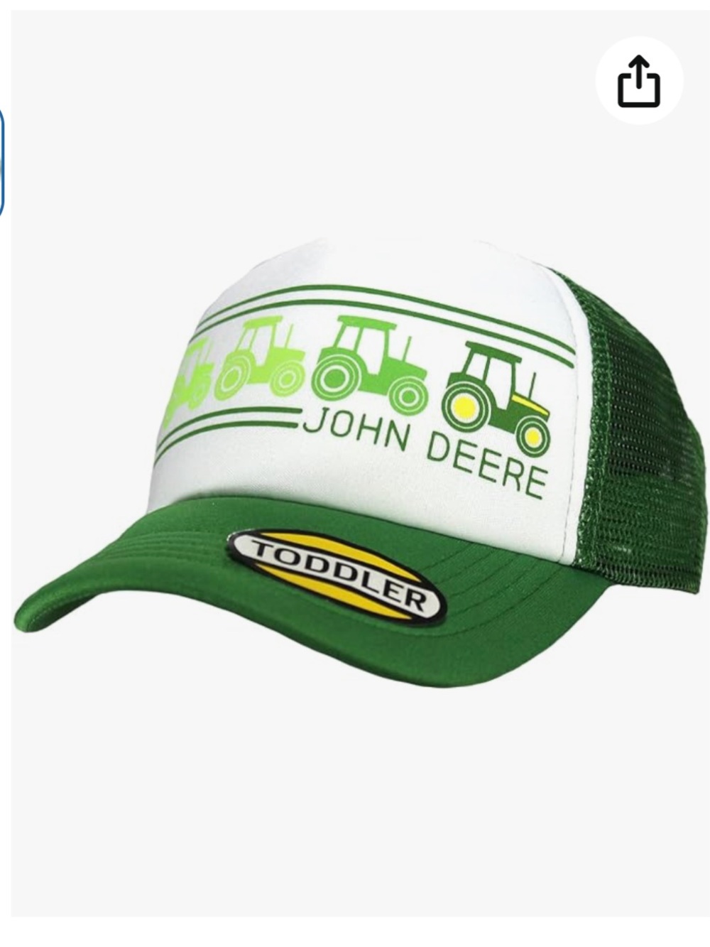 John Deere Toddler Line of Tractors Trucker SnapBack Hat